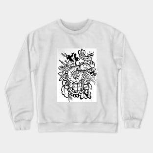 Fresh pasta, fresh cupcakes/brioche Crewneck Sweatshirt